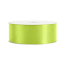 2 1/4"  Double Face Satin Ribbon | Apple Green (550) | 50 Yard Roll
