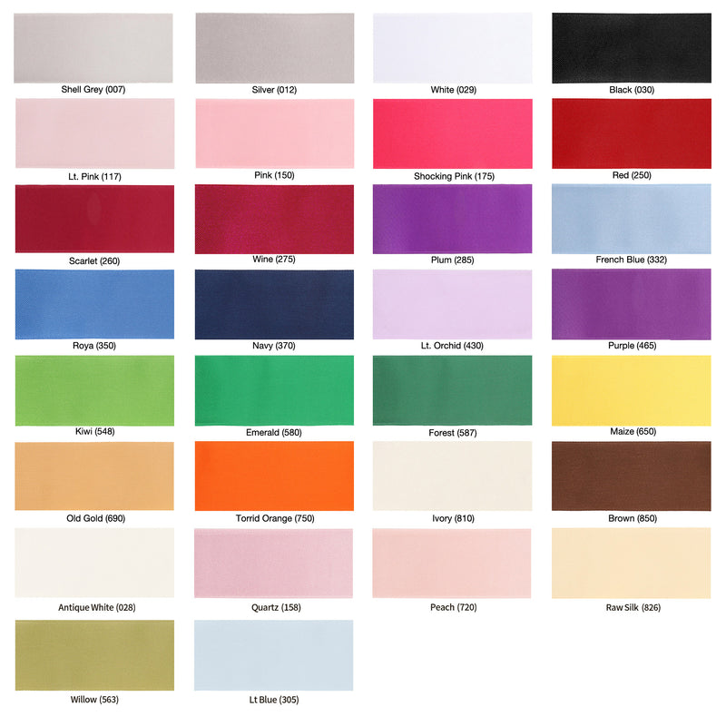 2 1/4" Double Face Satin Ribbon | Willow (563) | 50 Yard Roll