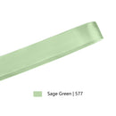 7/8" Double Face Satin Ribbon | Sage Green (577) | 100 Yard Roll