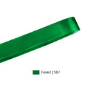 7/8" Double Face Satin Ribbon | Forest (587) | 100 Yard Roll
