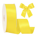 2 1/4" Double Face Satin Ribbon | Maize (650) | 50 Yard Roll