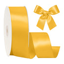 2 1/4"  Double Face Satin Ribbon | Dandelion (662) | 50 Yard Roll