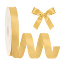 7/8" Double Face Satin Ribbon | Old Gold (690) | 100 Yard Roll