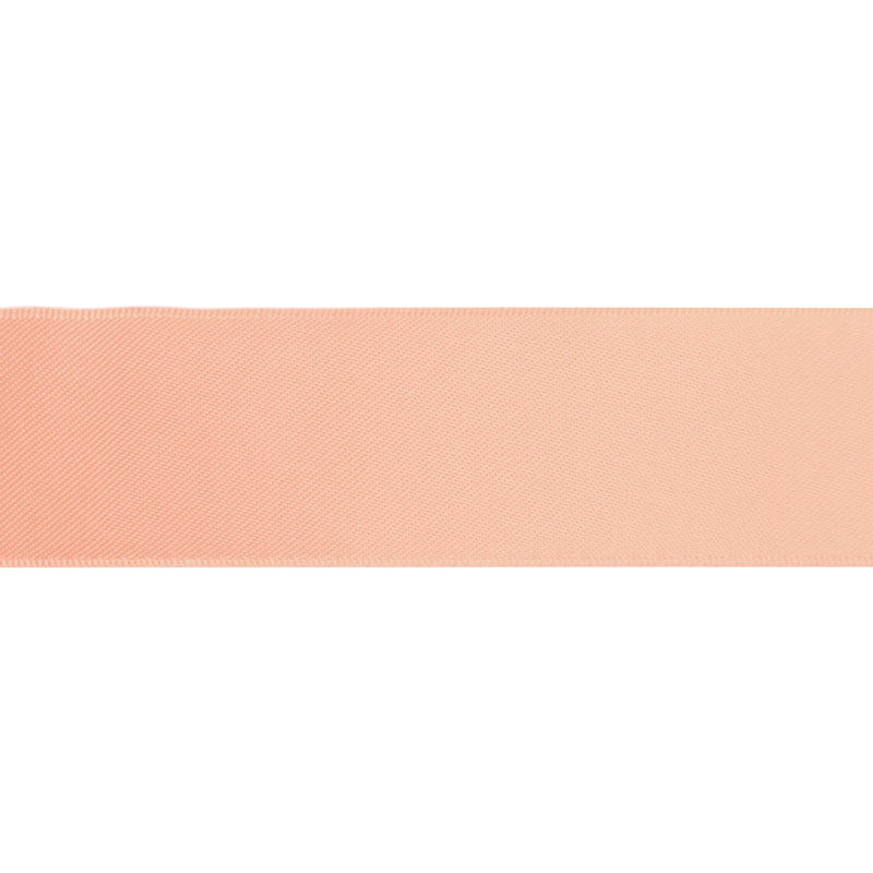 1 1/2" Double Face Satin Ribbon | Peach (720) | 50 Yard Roll