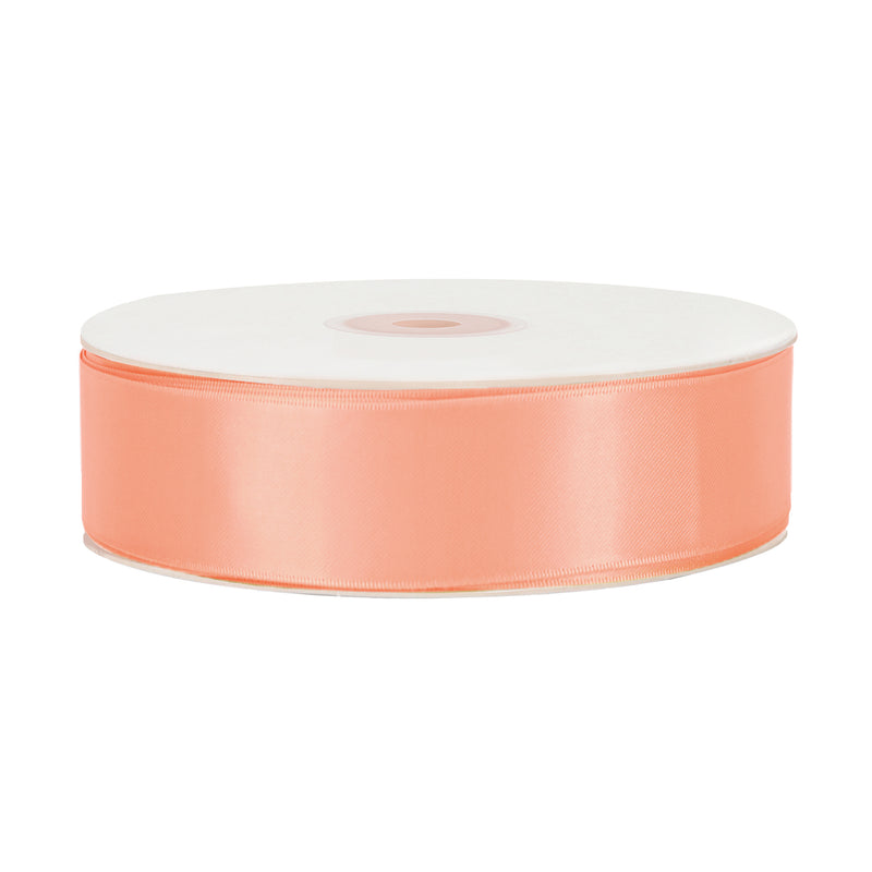 1 1/2" Double Face Satin Ribbon | Peach (720) | 50 Yard Roll