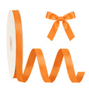5/8" Double Face Satin Ribbon | Torrid Orange (750) | 100 Yard Roll