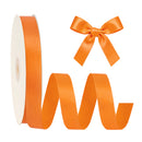 7/8" Double Face Satin Ribbon | Torrid Orange (750) | 100 Yard Roll