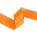 1 1/2" Double Face Satin Ribbon | Torrid Orange (750) | 50 Yard Roll