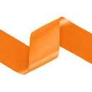 2 1/4" Double Face Satin Ribbon | Torrid Orange (750) | 50 Yard Roll