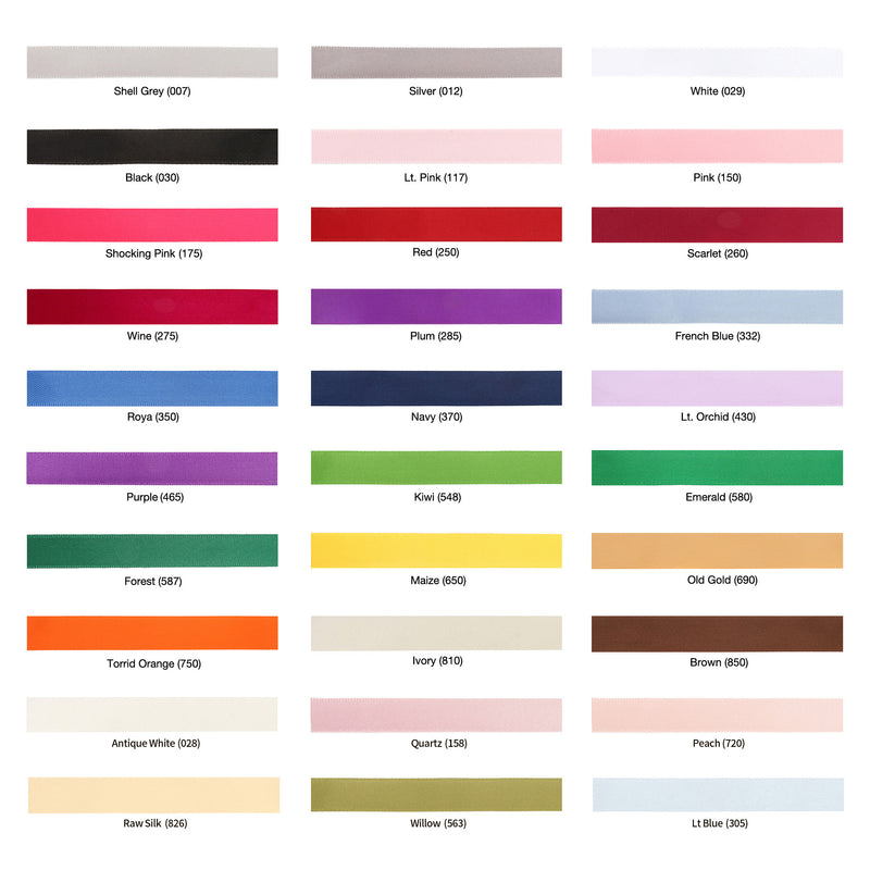 5/8" Double Face Satin Ribbon | Raw Silk (826) | 100 Yard Roll