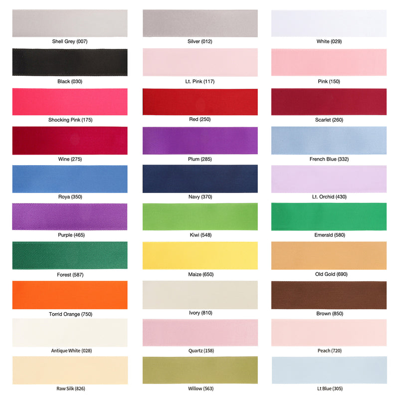 7/8" Double Face Satin Ribbon | Raw Silk (826) | 100 Yard Roll