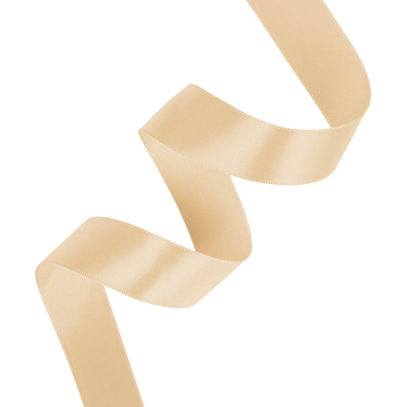 7/8" Double Face Satin Ribbon | Raw Silk (826) | 100 Yard Roll