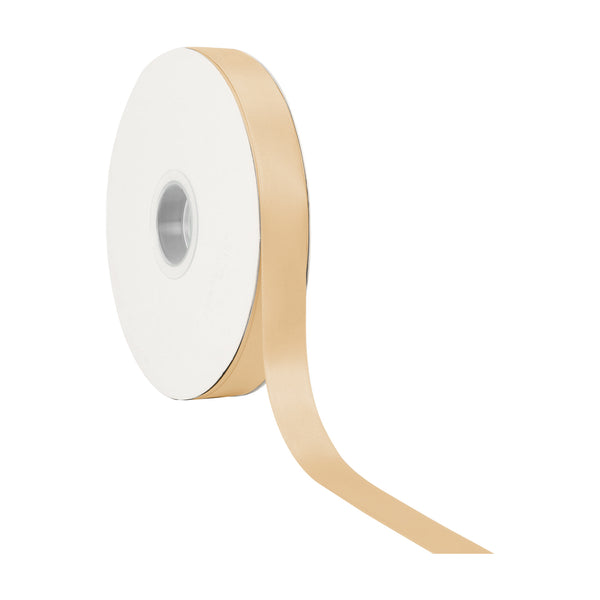 7/8" Double Face Satin Ribbon | Raw Silk (826) | 100 Yard Roll