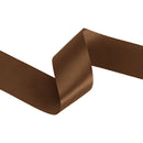 1 1/2" Double Face Satin Ribbon | Brown (850) | 50 Yard Roll