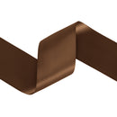 2 1/4" Double Face Satin Ribbon | Brown (850) | 50 Yard Roll