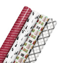 30" x 10' Holiday Reversible Wrapping Paper Bundle (4-pack) | Pretty as a Package