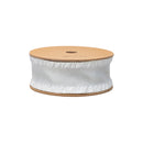 1 1/2" Ruffle Ribbon | Silver | 20 Yard Roll