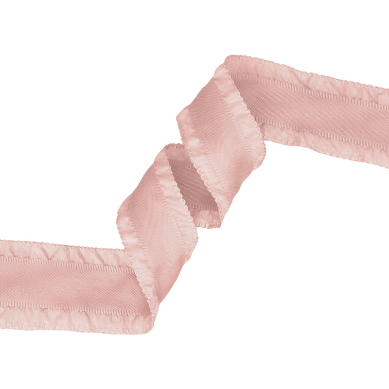 1 1/2" Ruffle Ribbon | Pink | 20 Yard Roll
