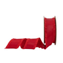 1 1/2" Ruffle Ribbon | Red | 10 Yard Roll