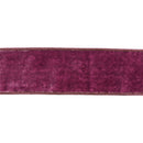 4" Wired Premium Velvet Ribbon | Purple w/  Purple Metallic Dupioni Backing | 5 Yard Roll