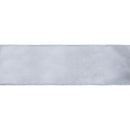 4" Wired Shimmer Satin Ribbon | Silver with Silver Backing | 10 Yard Roll