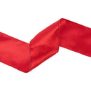 4" Wired Shimmer Satin Ribbon | Red with Red Backing | 10 Yard Roll