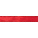 1" Wired Shimmer Satin Ribbon | Red with Red Backing | 10 Yard Roll