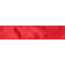 2 1/2" Wired Shimmer Satin Ribbon | Red with Red Backing | 10 Yard Roll