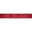 1" Wired Shimmer Satin Ribbon | Wine with Wine Backing | 10 Yard Roll