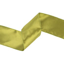 4" Wired Shimmer Satin Ribbon | Moss with Moss Backing | 10 Yard Roll