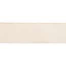 4" Wired Shimmer Satin Ribbon | Champagne with Champagne Backing | 10 Yard Roll