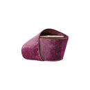 4" Wired Premium Velvet Ribbon | Purple w/  Purple Metallic Dupioni Backing | 5 Yard Roll