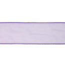 1 1/2" Wired Sheer Ribbon | Lavender | 50 Yard Roll