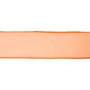 1 1/2" Wired Sheer Ribbon | Orange | 50 Yard Roll