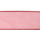 2 1/2" Wired Sheer Ribbon | Burgundy | 50 Yard Roll