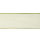 1 1/2" Wired Sheer Ribbon | Apple Green | 50 Yard Roll