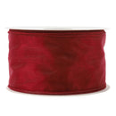 2 1/2" Wired Sheer Ribbon | Burgundy | 50 Yard Roll