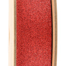 1" Metallic Grosgrain Ribbon | Red | 25yd Roll