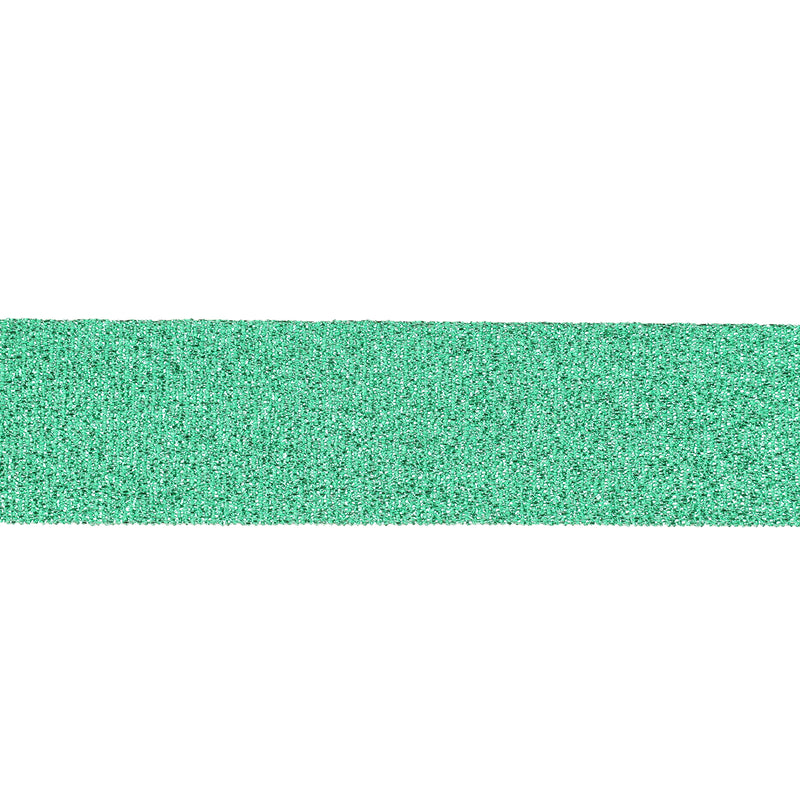 1" Metallic Grosgrain Ribbon | Green | 25yd Roll