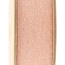 1" Metallic Grosgrain Ribbon | Peach Melba| 25yd Roll