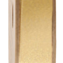 5/8" Metallic Sparkle Ribbon | Ancient Gold | 10 Yard Roll