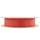 1" Metallic Grosgrain Ribbon | Red | 25yd Roll