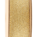 1" Metallic Grosgrain Ribbon | Gold | 25yd Roll