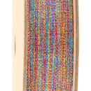 1" Metallic Grosgrain Ribbon | Rainbow | 25yd Roll
