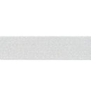 1" Metallic Grosgrain Ribbon | Pale Silver| 25yd Roll