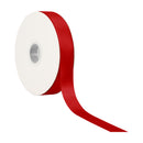 1" Double Face Satin Ribbon | Red (250) | 50 Yard Roll
