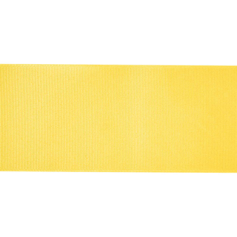 3" Textured Grosgrain Ribbon | Maize (650) | 50 Yard Roll