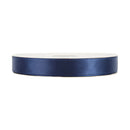 1" Double Face Satin Ribbon | Navy (370) | 25 Yard Roll