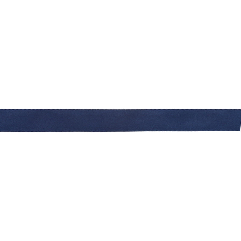 5/8" Double Face Satin Ribbon | Navy (370) | 25 Yard Roll