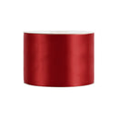 4" Double Face Satin Ribbon | Red (250) | 5 Yard Roll